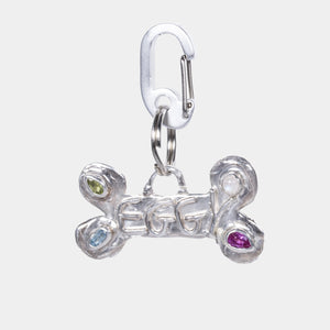 Bedazzled Bone Pet Tag