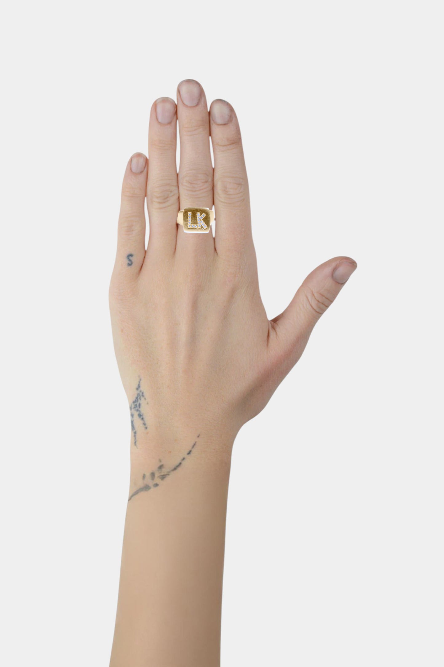 Initial Signet Ring