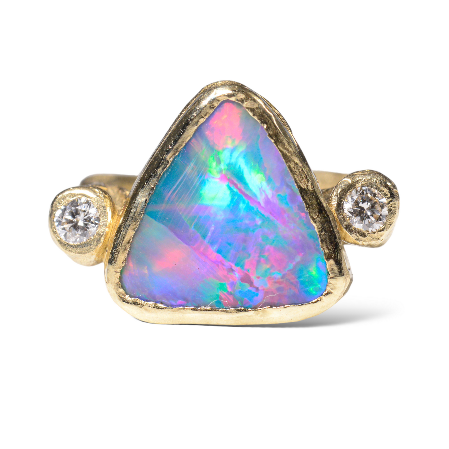 Rainbow Pyramid Ring