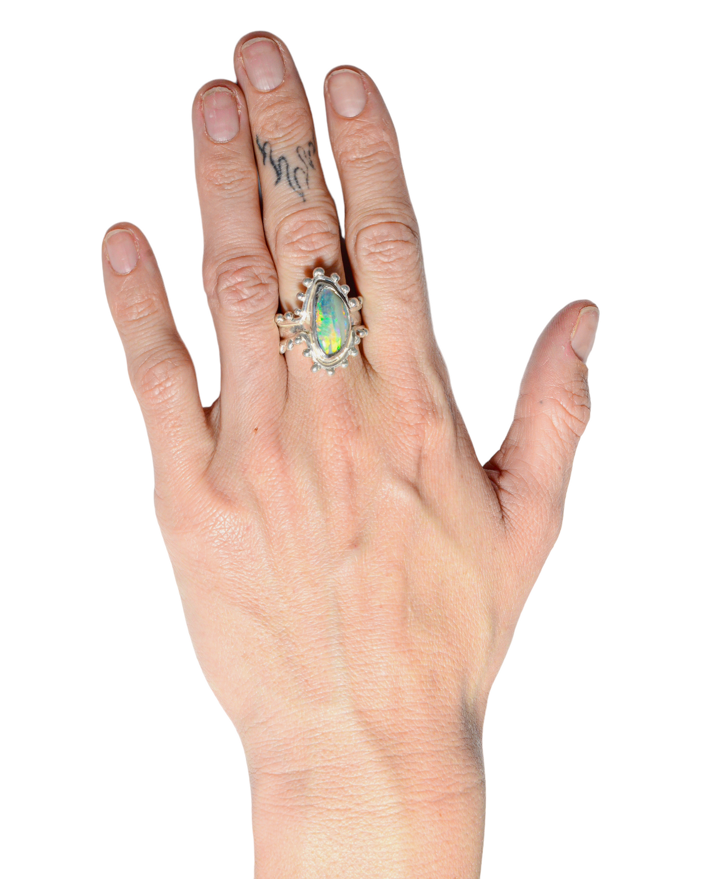 Blobby Opal Ring