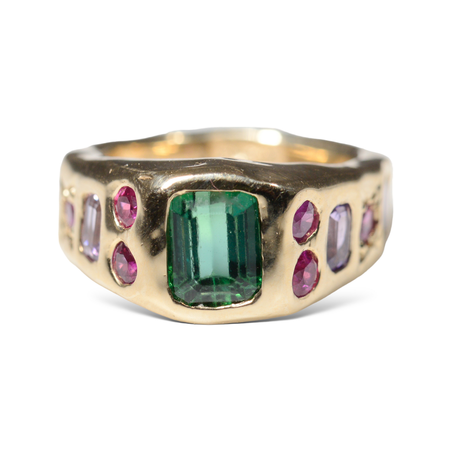 Cross Check Signet Ring