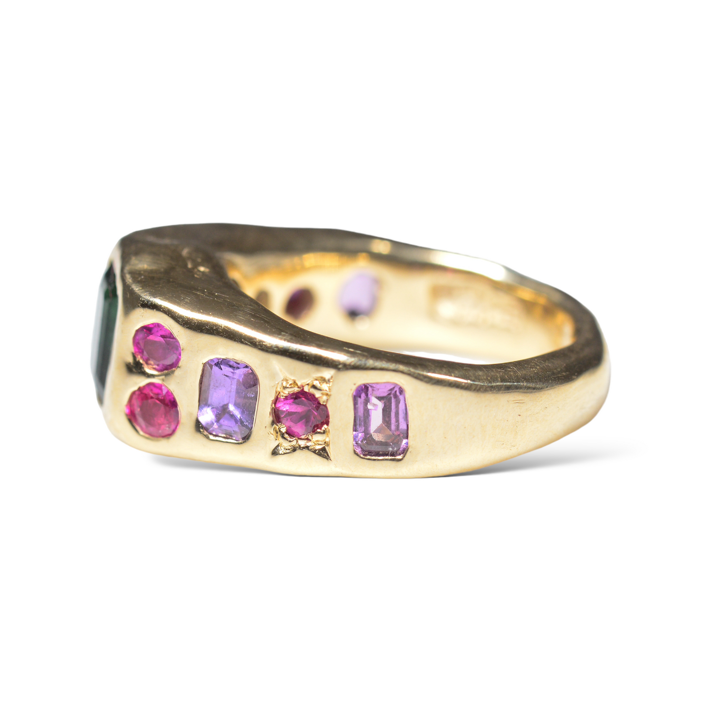 Cross Check Signet Ring