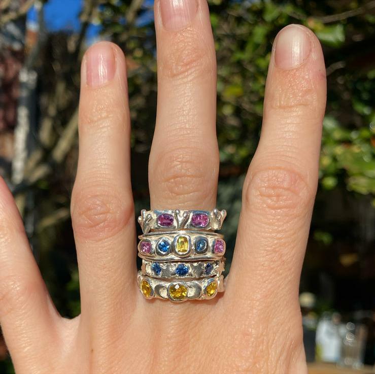 Pastel Dream Sapphire Ring