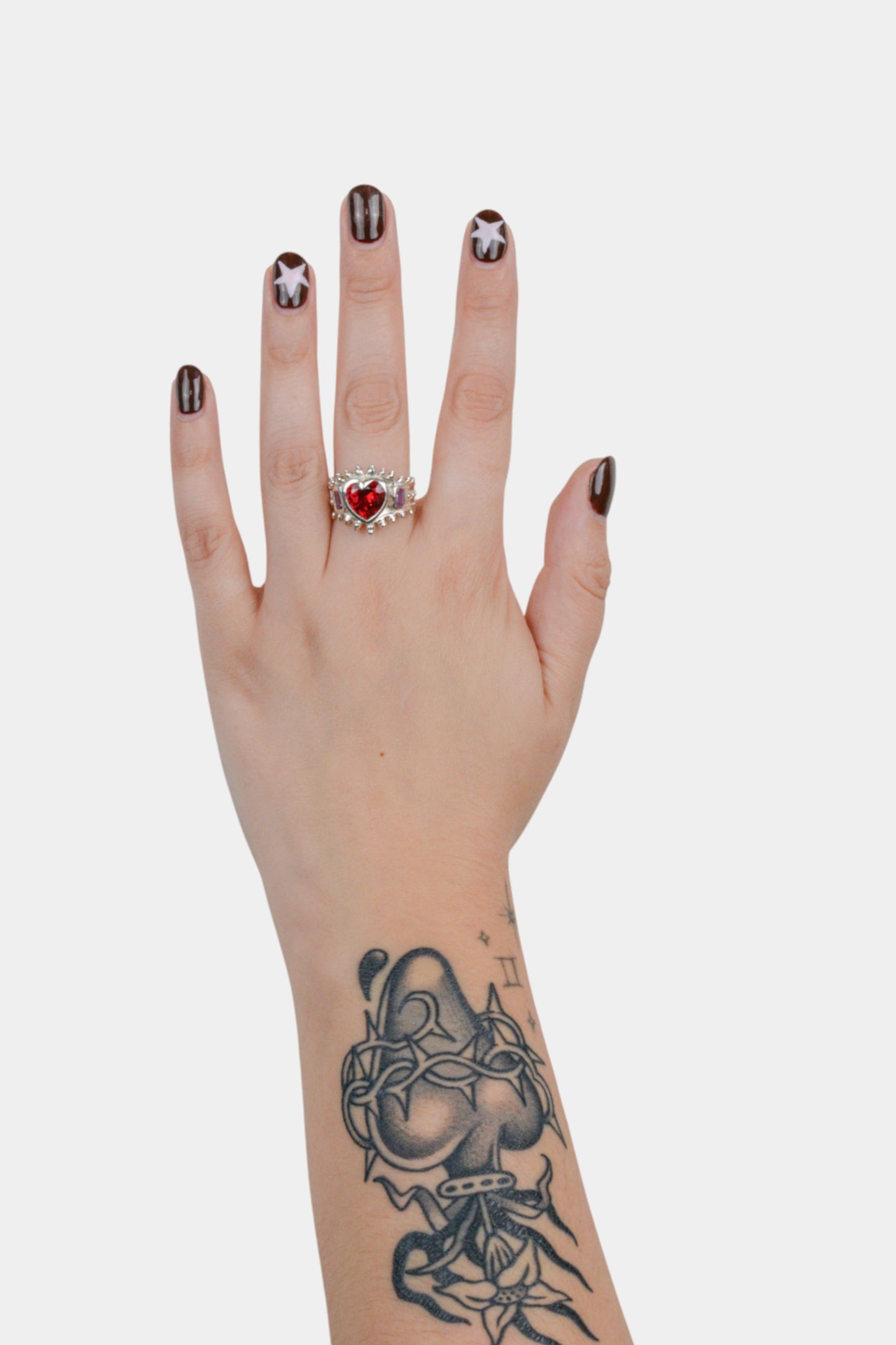 Ruby Heart Ring