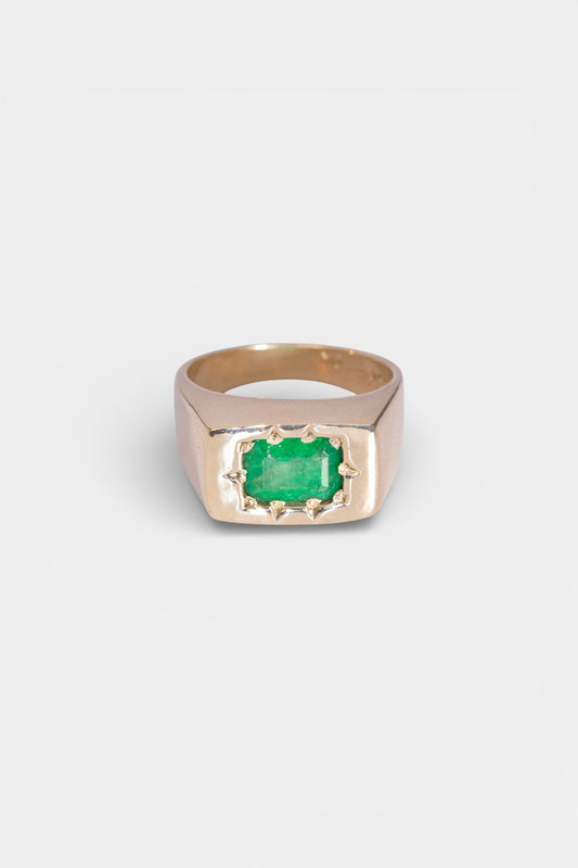 The Gilded Emerald Signet
