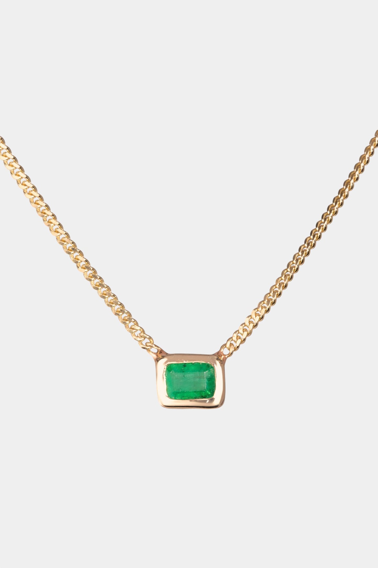 The Gilded Emerald Choker
