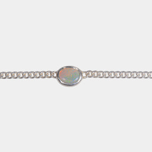 Aussie Opal Chain - White