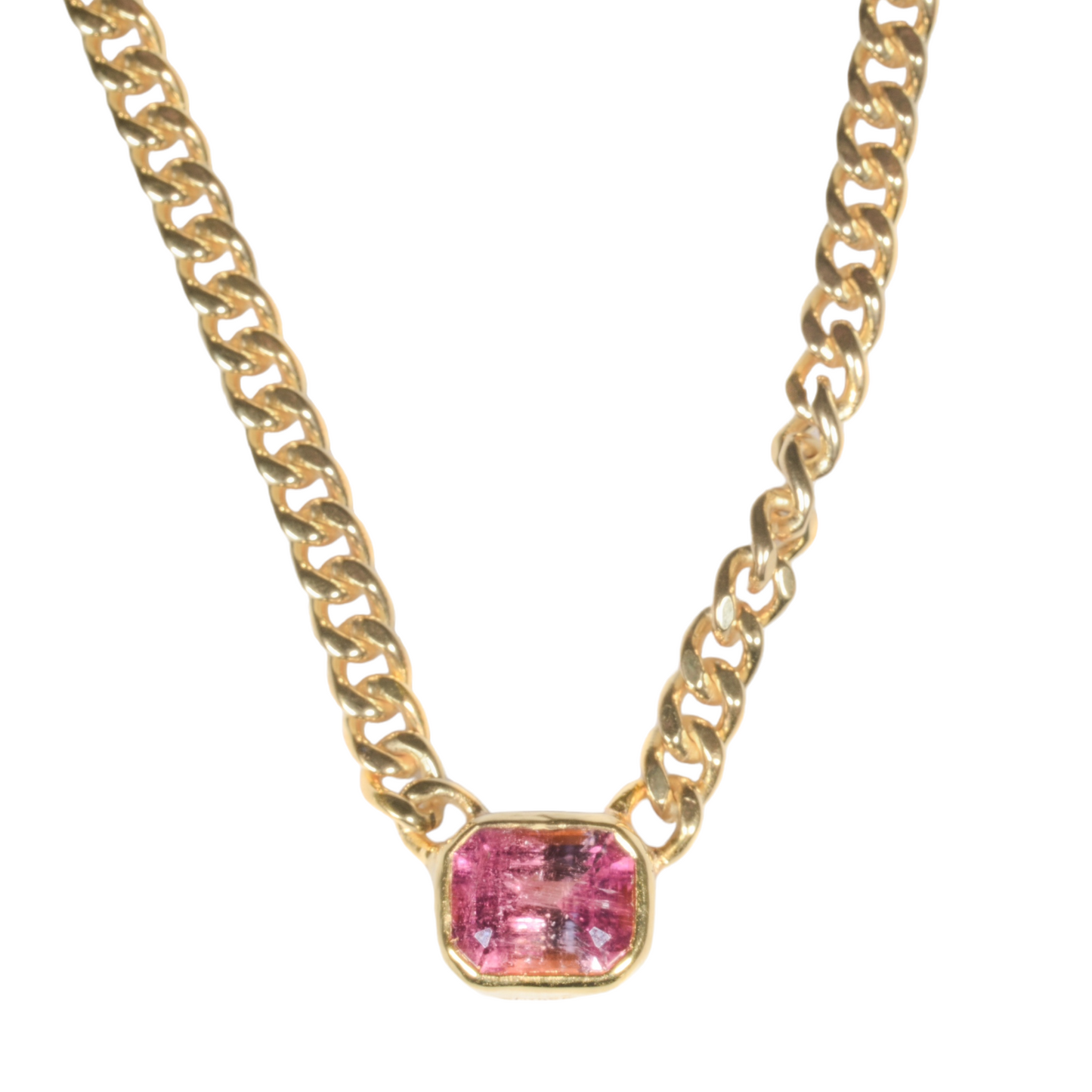 Hot Pink Tourmaline Choker