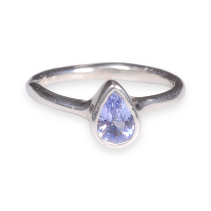 Sapphire Droplet Ring No.10