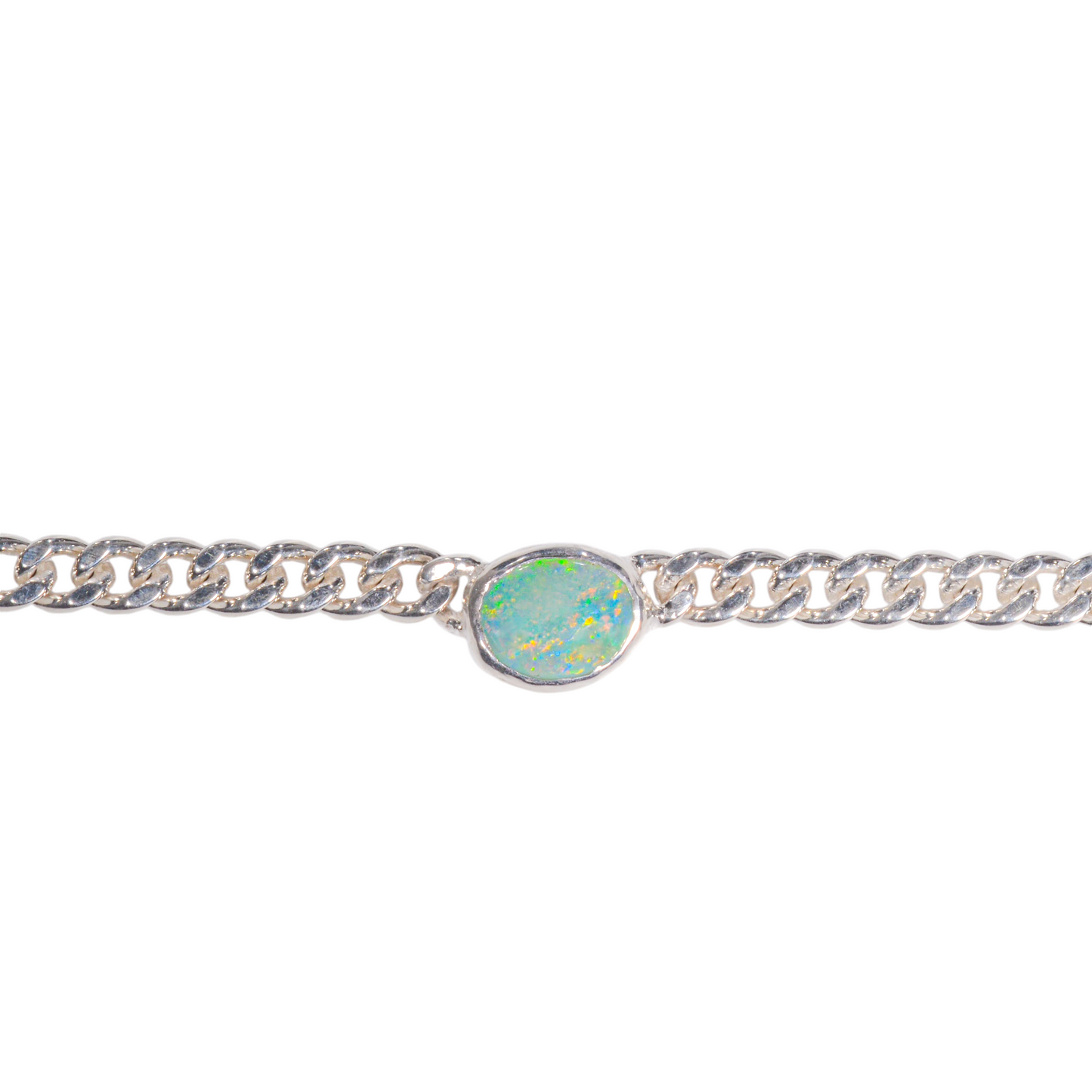 Aussie Opal Chain - Bright Blue