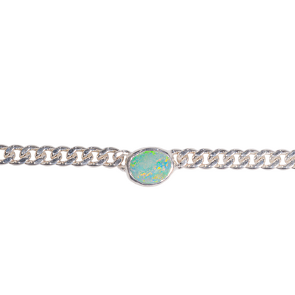 Aussie Opal Chain - Bright Blue