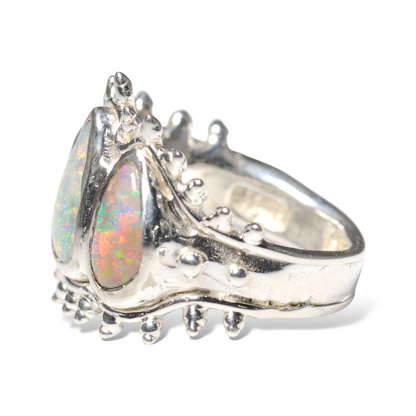 Sparkly Opal Ring