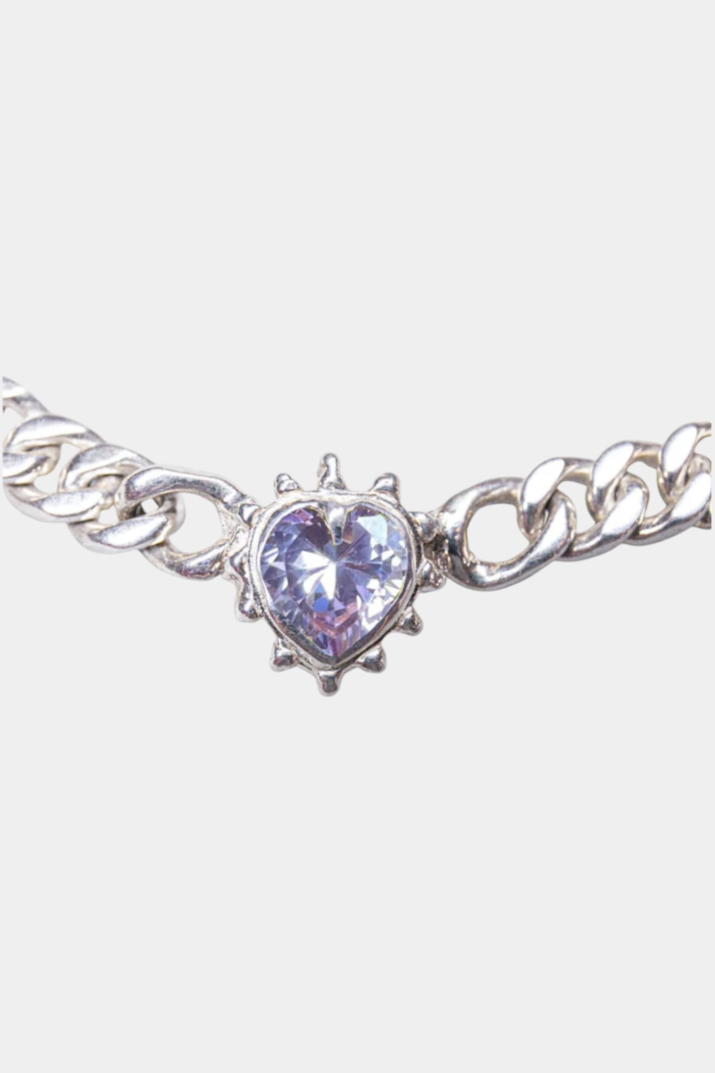 Limited Edition Lilac Chained Heart Necklace