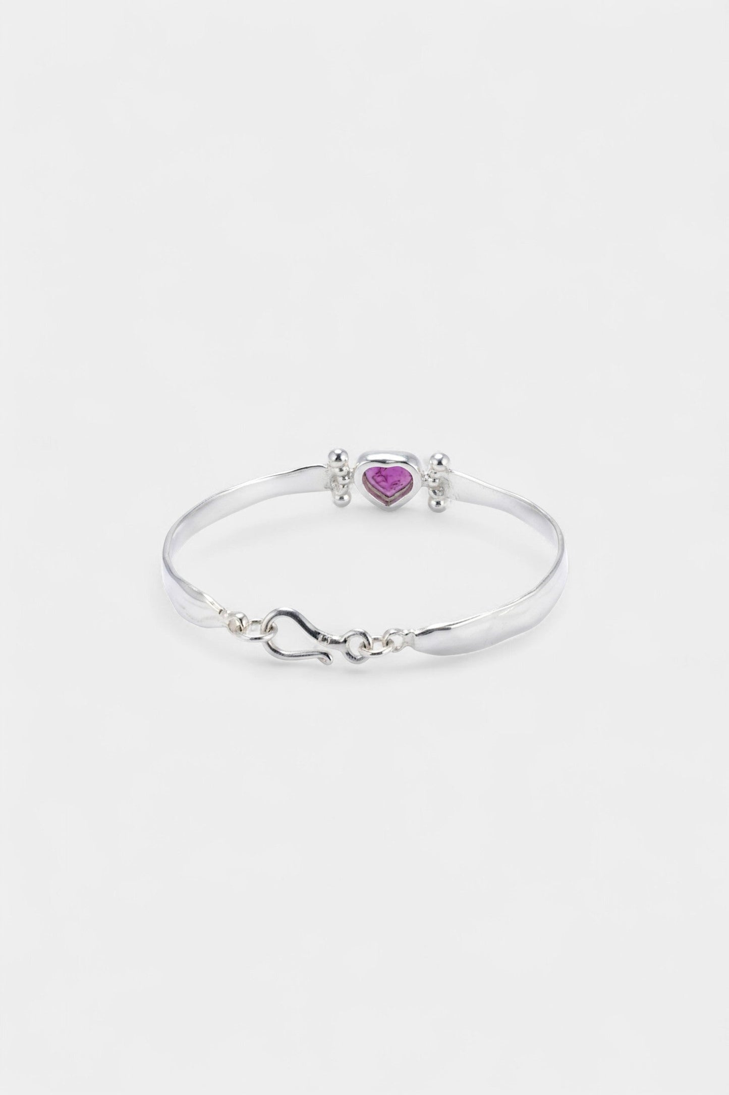 Ruby Heart Bangle