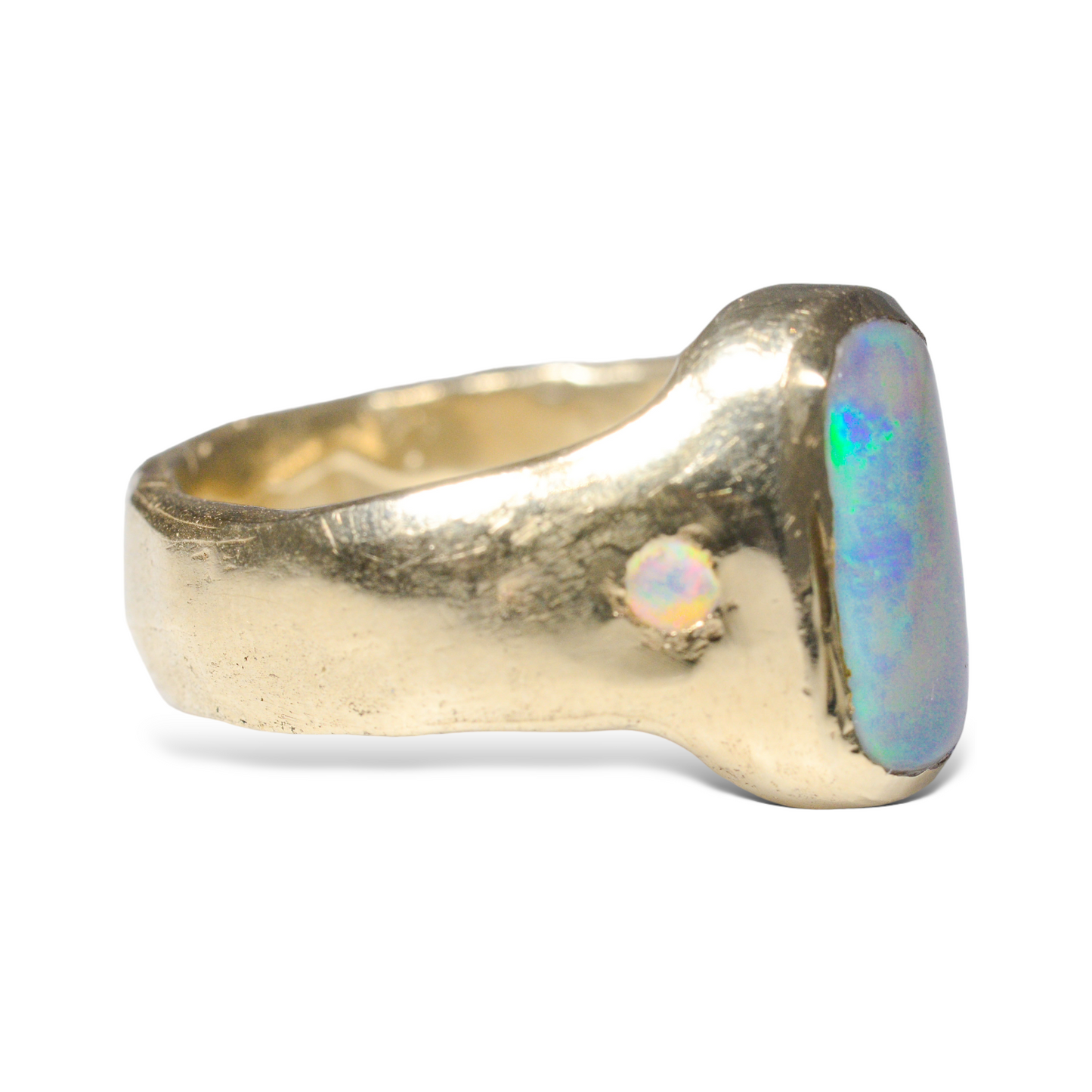 Opal Bullet Ring