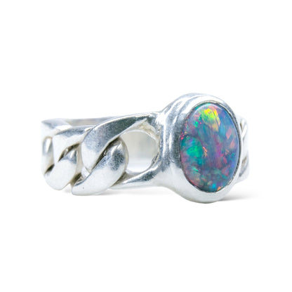 Chained Opal Ring