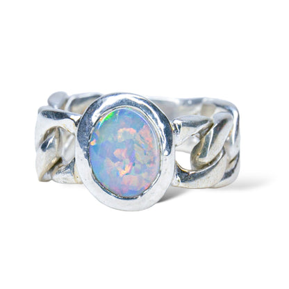 Chained Opal Ring