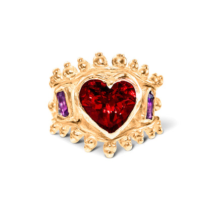 Ruby Heart Ring