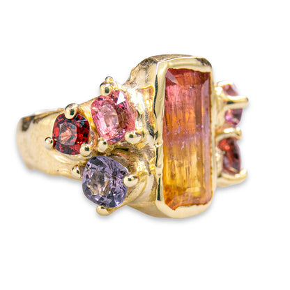 Sprinkled Sunset Ring